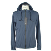 Emilio Romanelli Blue Synthetic Men Jacket